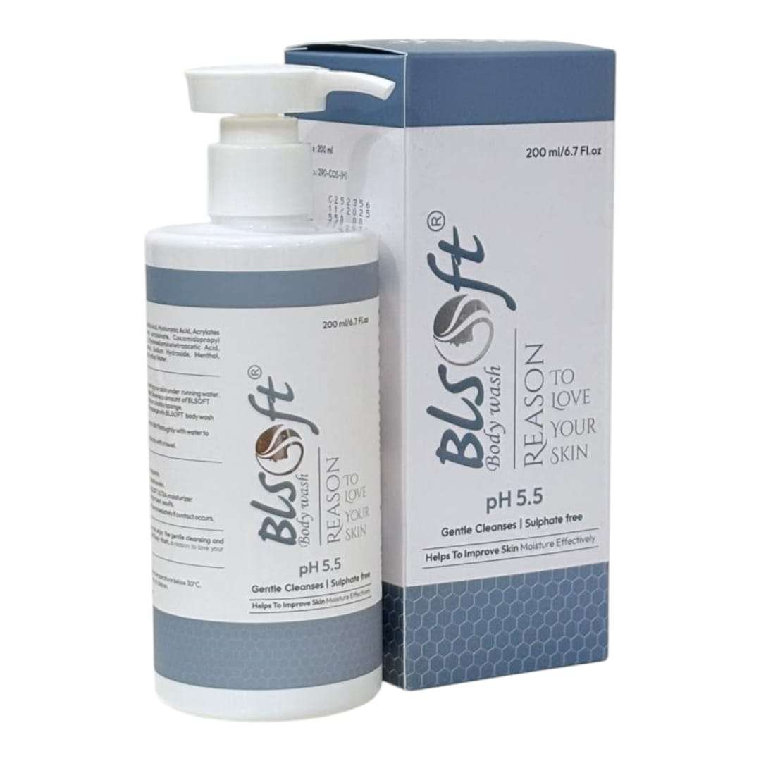Blsoft Body wash with Niacinamide,Oat Extract,Salicylic acid,Hyaluronic acid