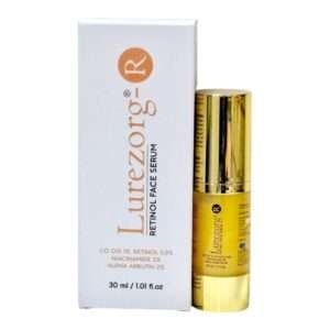 Lurezorg-R Retinol Serum for Face | Anti Aging, Dark Spot Corrector & Skin Brightening | With Alpha Arbutin, Niacinamide, Vitamin C, CoQ10 & Centella | For All Skin Types